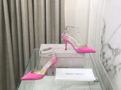 Jimmy Choo crystal chain high heels - Image 2