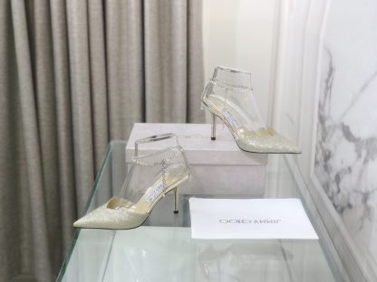 Jimmy Choo crystal chain high heels - Image 2