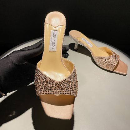 Jimmy Choo gradient high heels with rhinestones - Image 2