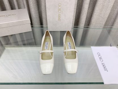 Jimmy Choo New Mary Jane Block Heel Pumps - Image 2