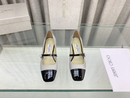 Jimmy Choo New Mary Jane Block Heel Pumps - Image 2