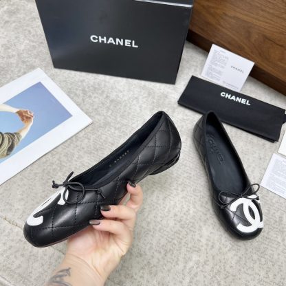 Chanel Spring and Summer Dancing Shoes Series Small Round Toe Slimming Flat Shoes - Image 2