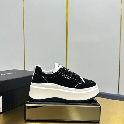 Chanel black casual versatile sneakers - Image 2