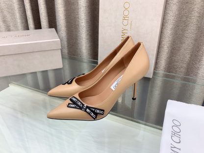 Jimmy Choo new letter bow high heels - Image 2