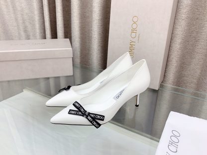 Jimmy Choo new letter bow high heels - Image 2