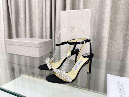 Jimmy Choo rhinestone ankle strap high heels - Image 2