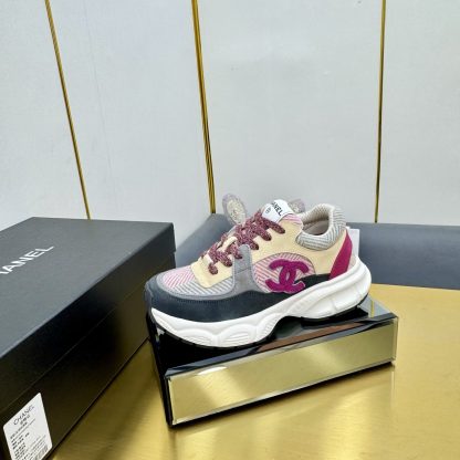Chanel men's and women's couple's shoes in various colors mixed and matched casual dad shoes - Image 2
