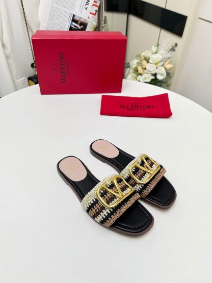 VALENTINO Woven Slippers - Image 2