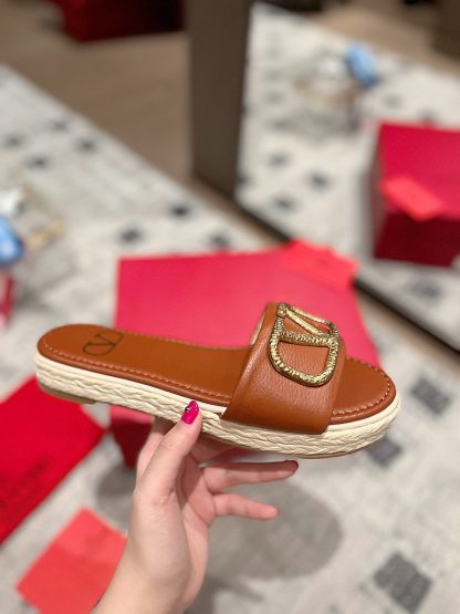 VALENTINO Studded Element Fashion Slippers - Image 3