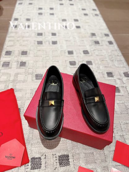 VALENTINO Rivet Decorated Simple Versatile Casual Shoes - Image 2