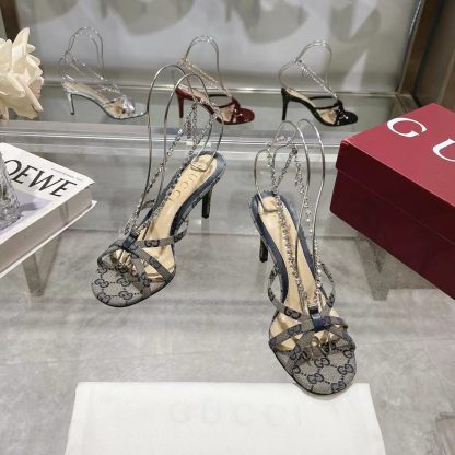 Gucci classic women's high heel sandals - Image 2