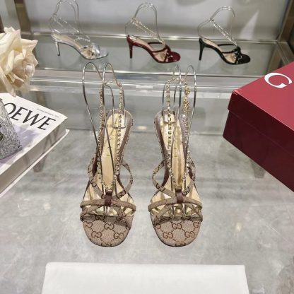 Gucci classic women's high heel sandals - Image 2