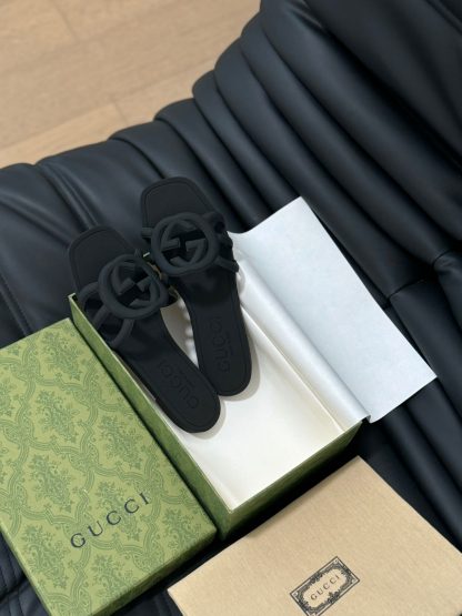 Gucci classic double G upper beach jelly shoes - Image 2