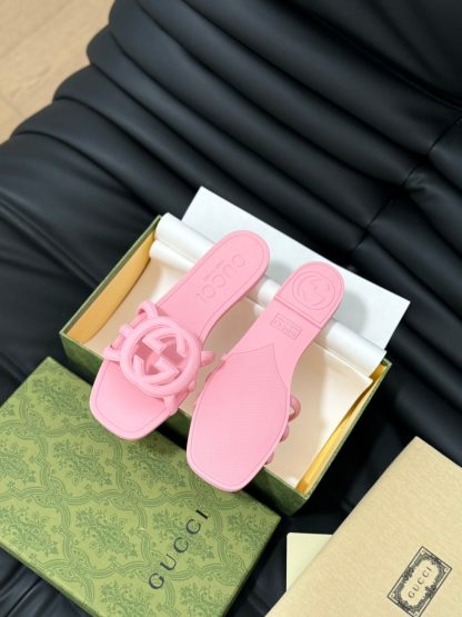 Gucci classic double G upper beach jelly shoes - Image 2
