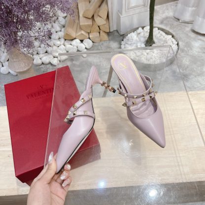 VALENTINO pointed toe studded element fashionable sandals high heels - Image 3