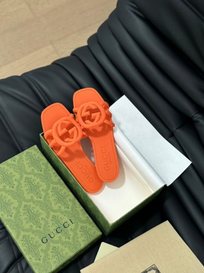 Gucci classic double G upper beach jelly shoes - Image 2