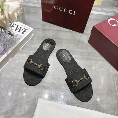 Gucci Horsebit Women's Beach Sandals - Image 2