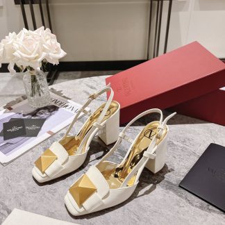 VALENTINO Simple Elegant Woven High Heels