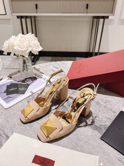 VALENTINO Simple Elegant Woven High Heels