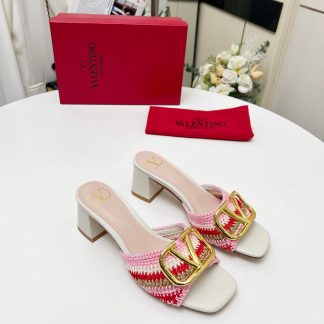 VALENTINO Exquisite Woven Series Fashion Sandals High Heels