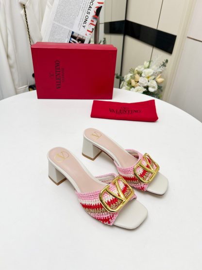 VALENTINO Exquisite Woven Series Fashion Sandals High Heels