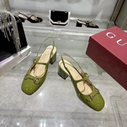Gucci Women's Horsebit Closed Toe Sandals - Image 2
