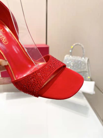 VALENTINO exquisite diamond-studded high heels - Image 2