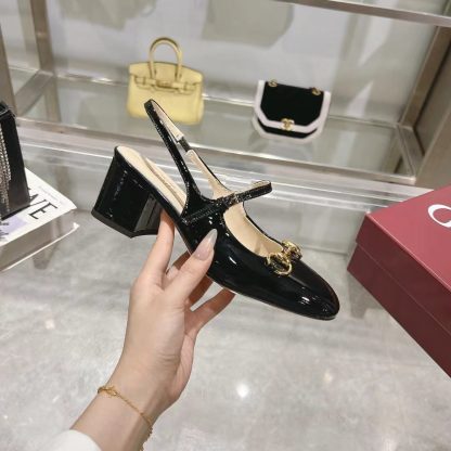 Gucci Women's Horsebit Closed Toe Sandals - Image 2