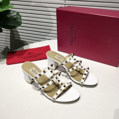 VALENTINO Exquisite Fashion Rivet Sandals High Heels