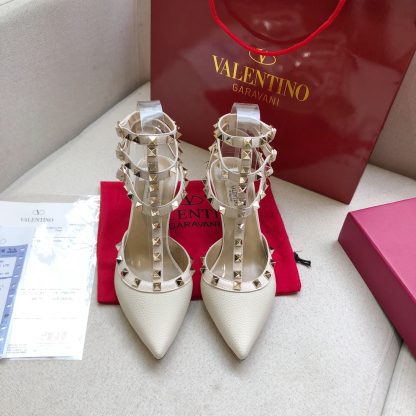 VALENTINO Litchi leather series elegant high heels - Image 2