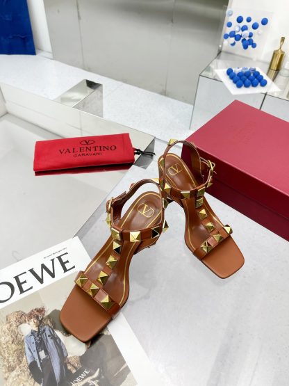VALENTINO Studded Sandals High Heels - Image 3