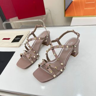 VALENTINO Fashion Studded Element Elegant Sandals High Heels