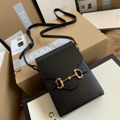 Gucci black horsebit bag - Image 2