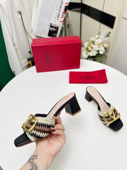 VALENTINO Hand-woven series elegant sandals and high heels - Image 3