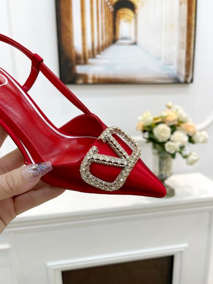 VALENTINO elegant high heels with rhinestone buckle - Image 3