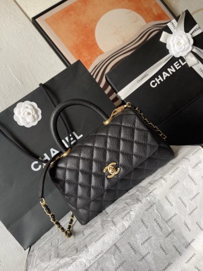 Chanel Coco Handle classic handbag with flap - Image 2