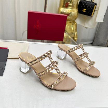 VALENTINO Transparent Heel Film Sandals High Heels - Image 2