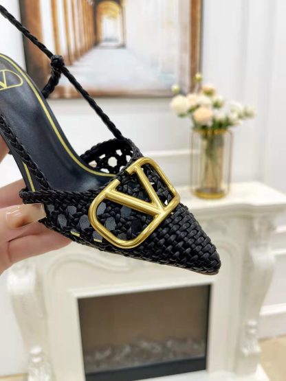 VALENTINO new women's slingback sandals high heels - Image 3