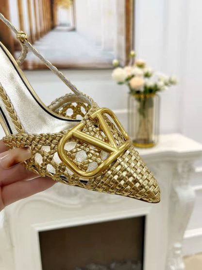 VALENTINO new women's slingback sandals high heels - Image 3