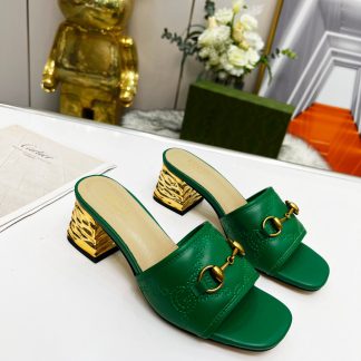 Gucci mid-heel slippers