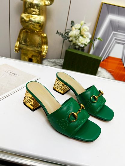 Gucci mid-heel slippers - Image 3
