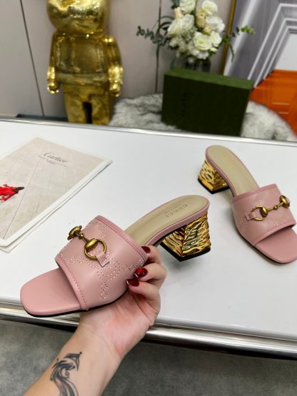 Gucci mid-heel slippers - Image 3