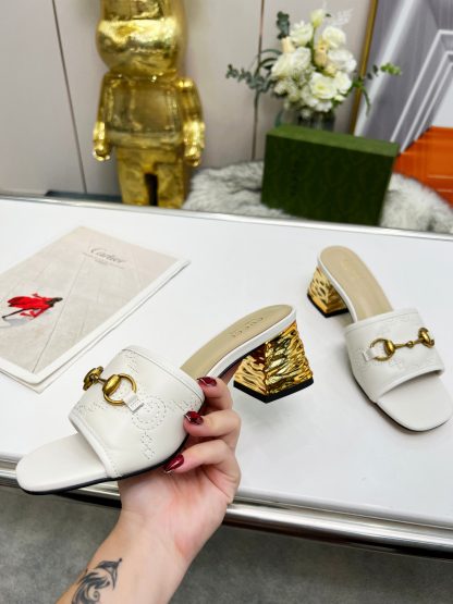 Gucci mid-heel slippers - Image 3