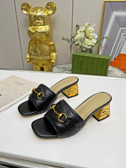 Gucci mid-heel slippers