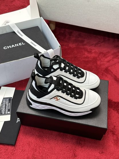 Chanel white mix and match classic casual sneakers for men and women - Image 2