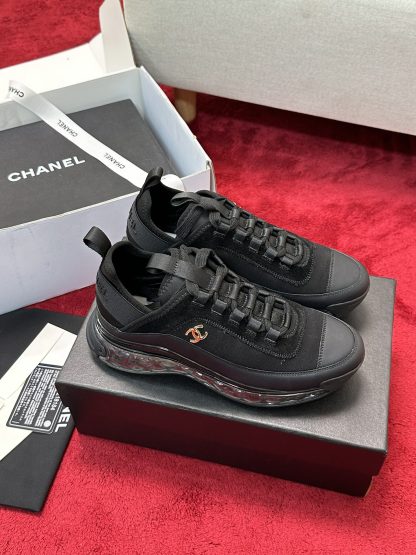 Chanel men's and women's couple's versatile fashion black mix and match casual sports shoes - Image 2