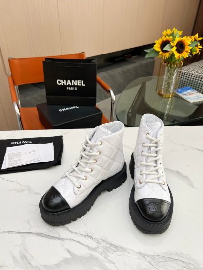 Chanel Fall/Winter White Trendy Boots - Image 2