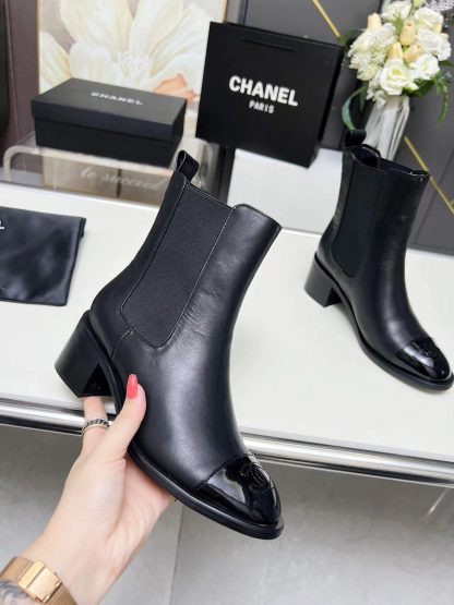 Chanel autumn and winter new black small ladies boots - Image 2