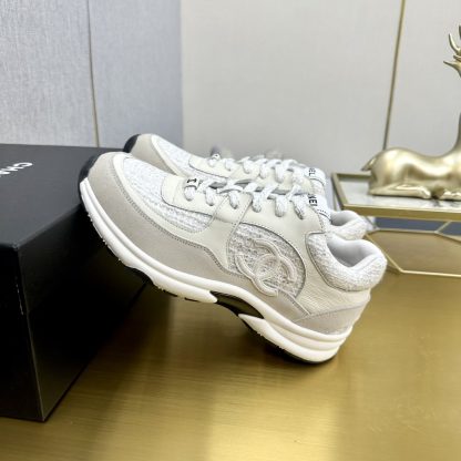 Chanel classic beige versatile casual sneakers - Image 2