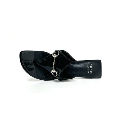 Gucci Spring and Summer Square Toe Flip Flops Classic Buckle Series - Image 2